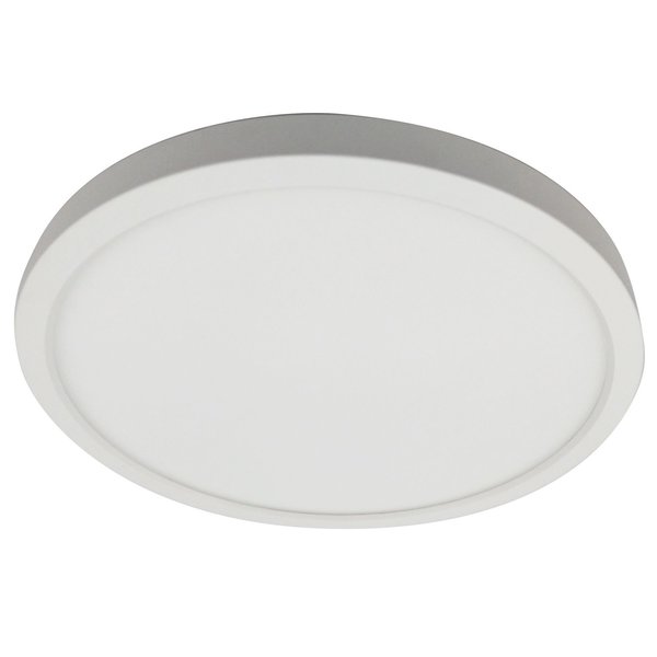 Sunlite LED 9-Inch Round Mini Panel Lght Fixture, 18W 75W, 1100 Lumens, 30K/40K/50K, Dimmable, Wht, 50,000Hr 81286-SU